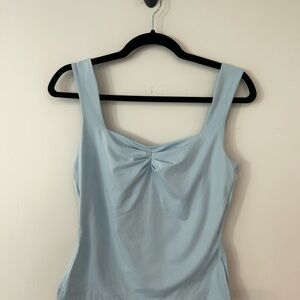 Light Blue Going Out Top